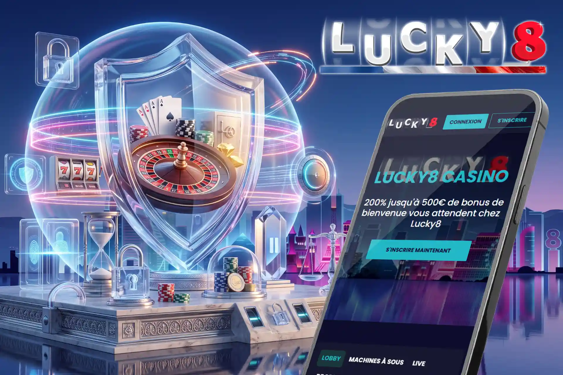 Licence Curaçao, sécurité SSL et outils de jeu responsable.