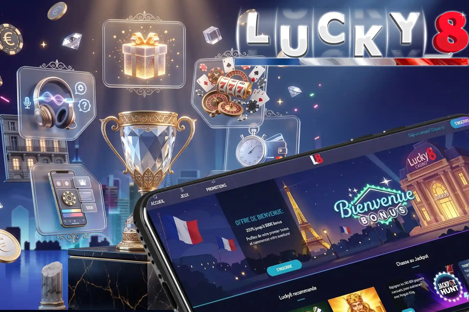 Bonus, nombreux jeux, paiements rapides et interface mobile.